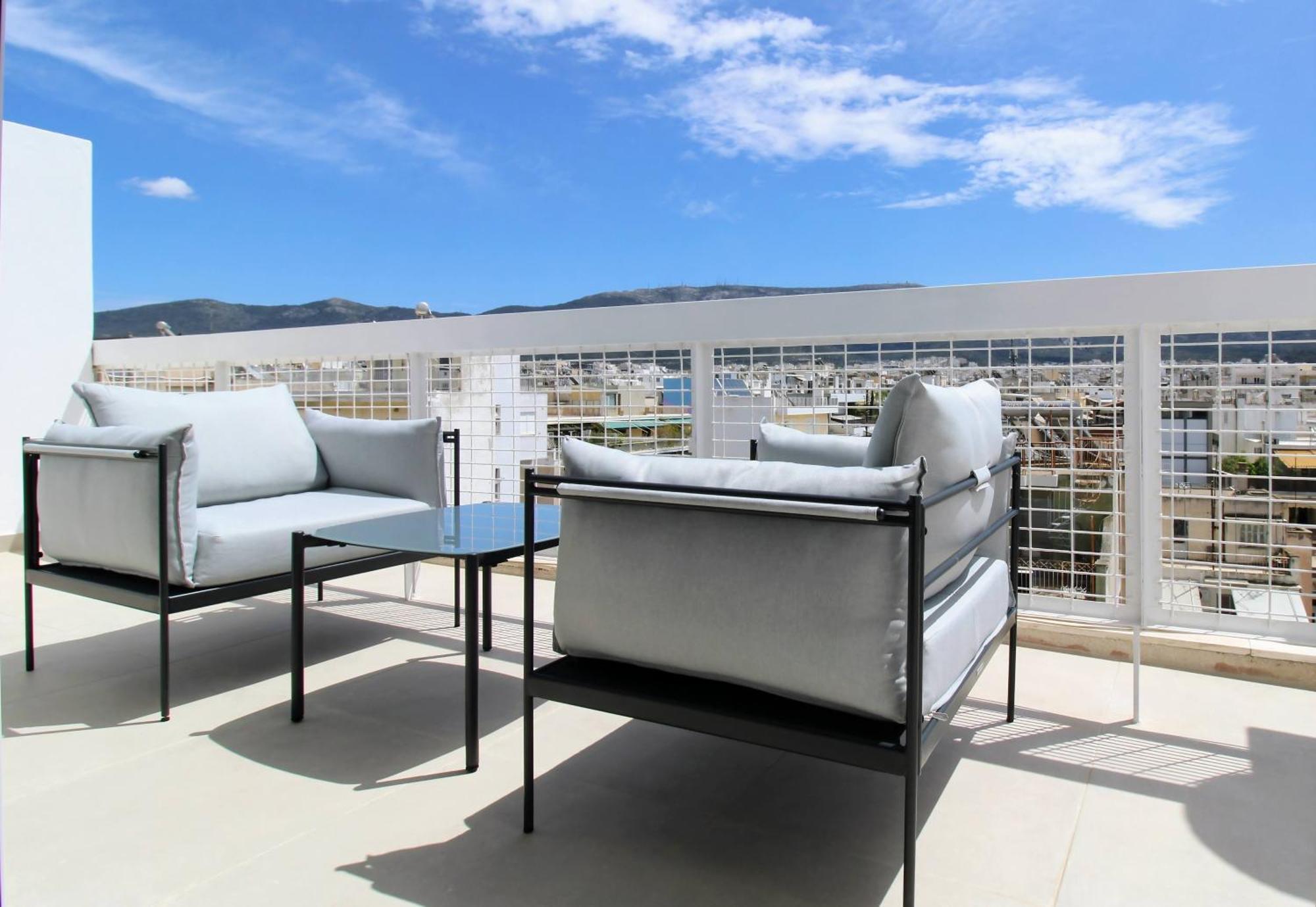 Beautiful And Cosy Rooftop Studio - Fantastic View, Next To Athens Tower Exterior foto